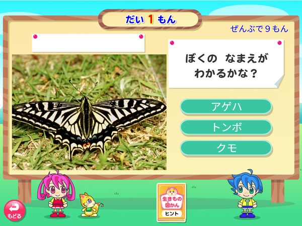 生活「生きものクイズ　アゲハ」