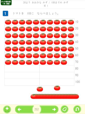 20より おおきな かず/100までの かず